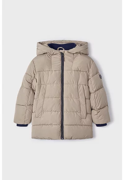 Капитонирано зимно яке с качулка и подплата