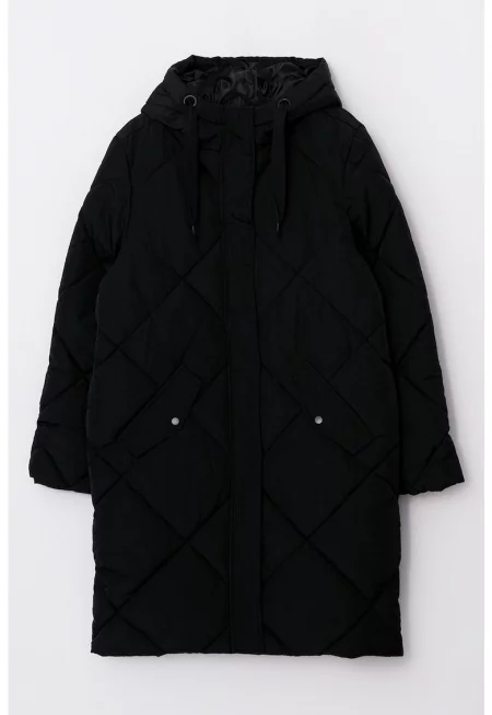 Капитонирано зимно яке с качулка