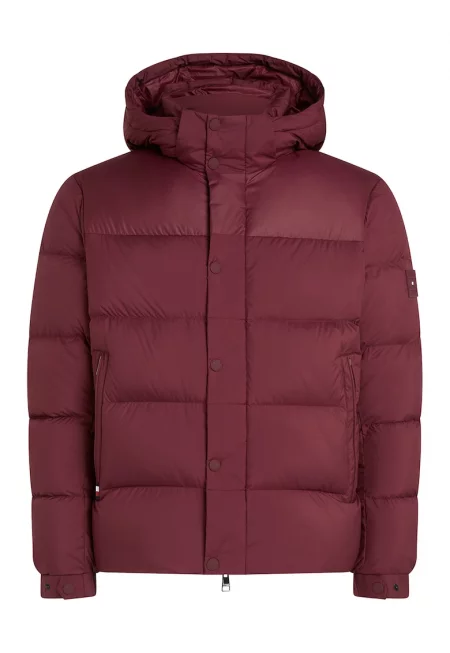 Капитонирано зимно яке с пухена вата - Бордо
