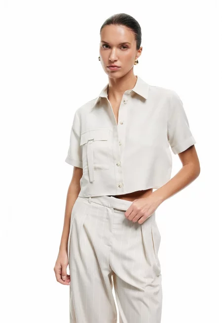 Къса риза с модал