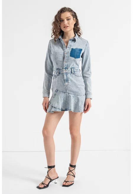 Къса рокля от деним
