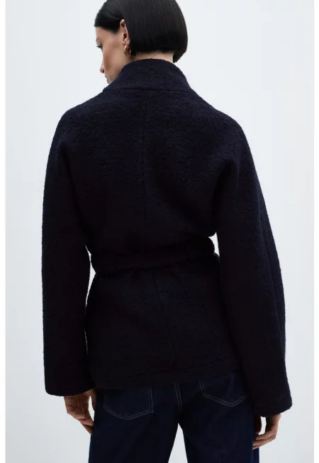 Късо палто Justin с вълна