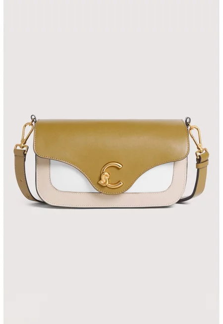 Кожена чанта C-Me с капаче