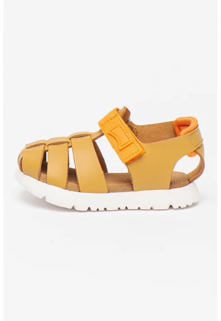 Кожени сандали Oruga 737 Fisherman - Камел