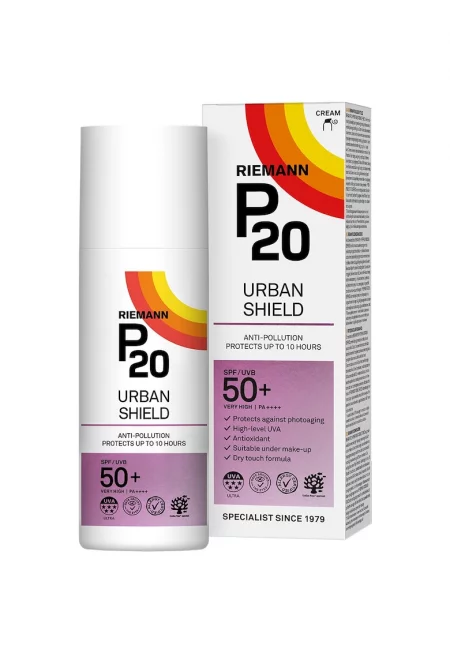 Крем за лице със слънцезащита SPF 50+  Urban Shield - 50 мл