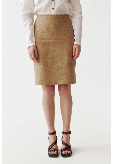 Ленена пола тип молив - Светлокафяв