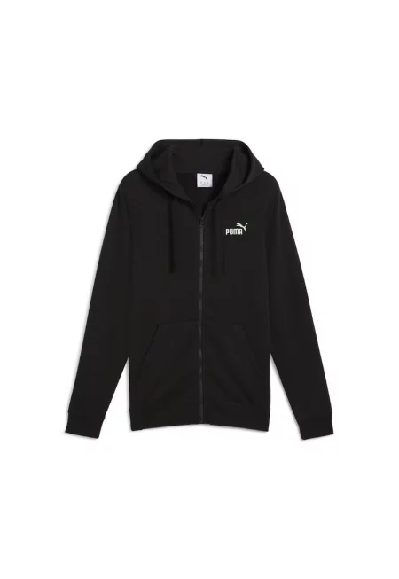 Мъжка блуза с цип  ess 2 color small no 1 logo full-zip hoodie - 684721-51 - XS INTL - Черна