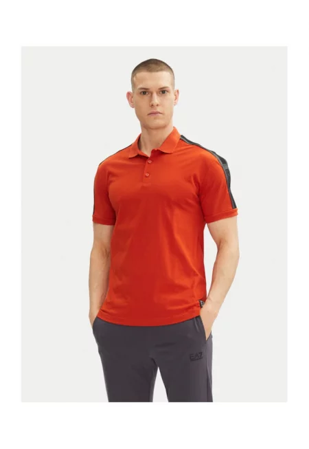 Мъжка поло риза  Emporio Armani - 7M000139 AF10375 - Памук - Оранжев - Оранжев