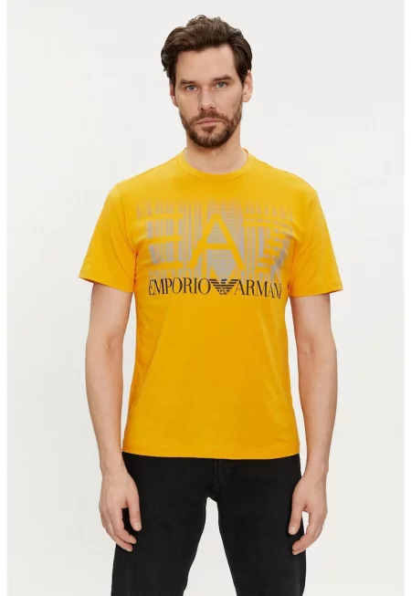 Мъжка тениска EA7 -  3DPT44 - Жълт