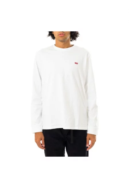 Мъжка тениска  оригинална - лого - памук - бяла