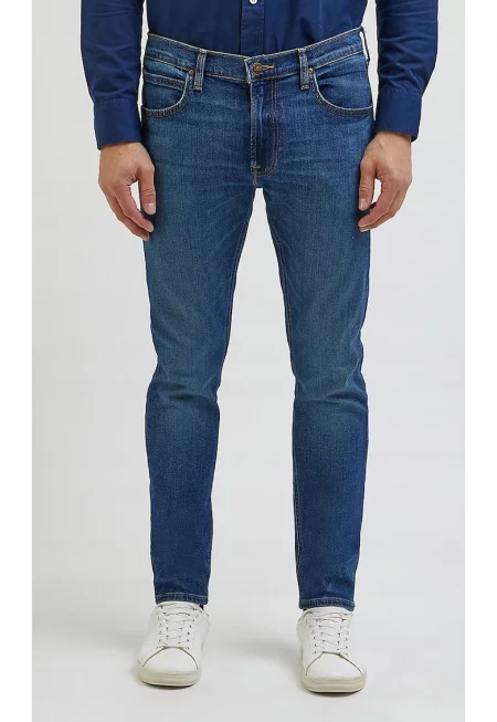 Мъжки дънки  Luke - втален модел - памук/еластан/полиестер - син