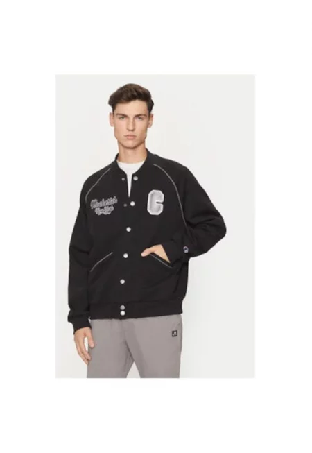 Мъжки суитшърт -  304700217 - Памук - Черен - Черен