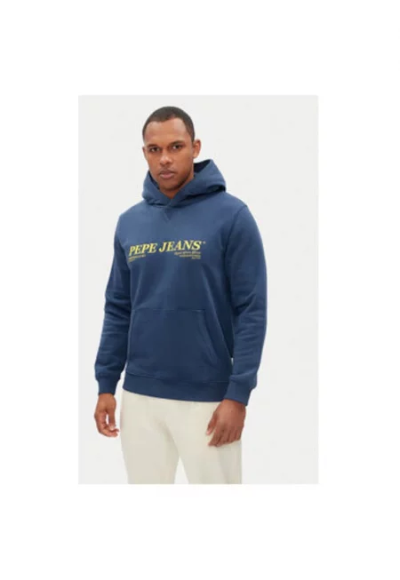 Мъжки суитшърт  PM582755 - Памук/Полиестер - Син - Син