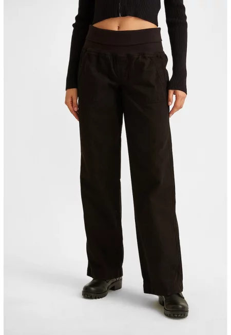 Памучен прав панталон