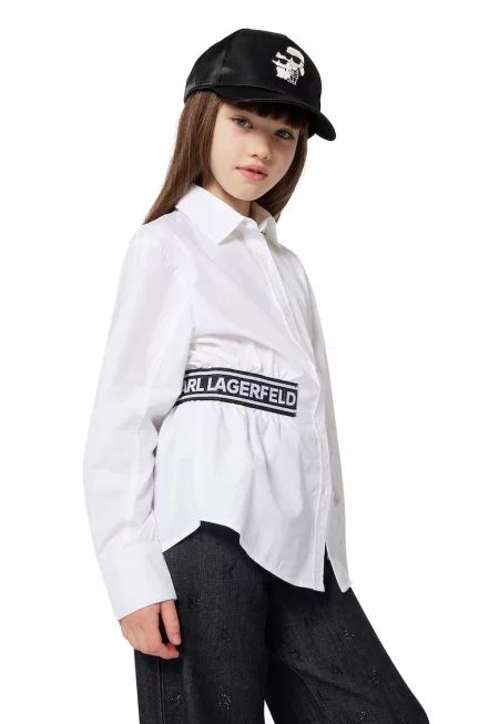 Памучна риза с лого