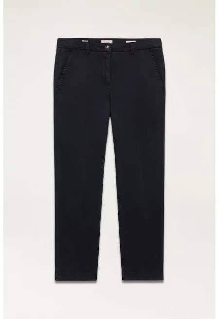 Панталон с лиосел със скосени джобове - Ултрамарин синьо