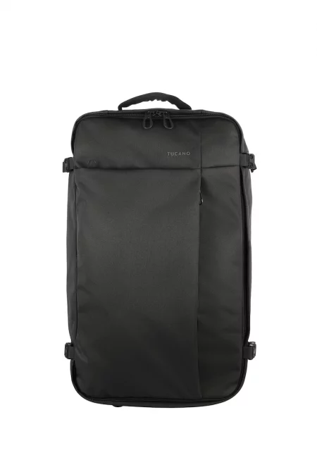 Пътен куфар Tugo с колелца и телескопична дръжка - Черен