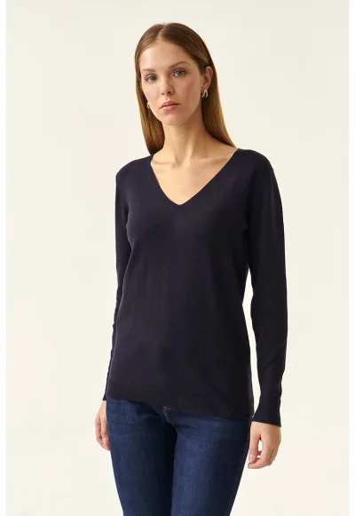 Пуловер с шпиц