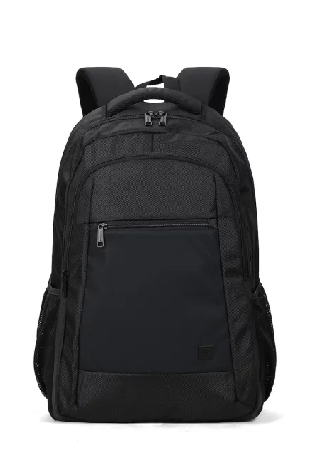 Раница с джобове встрани - Черен