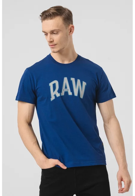 RAW - Тениска от органичен памук с лого