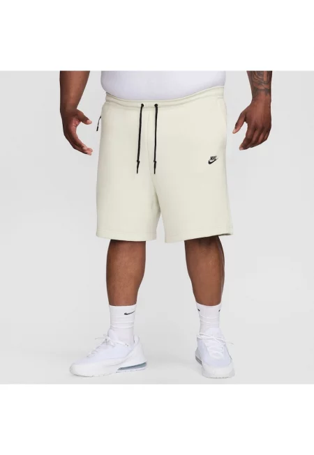 Шорти -  Мъжки къси панталони Nk Tch Flc - Бял