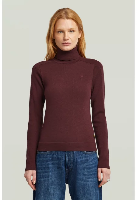 Слим вълнено поло