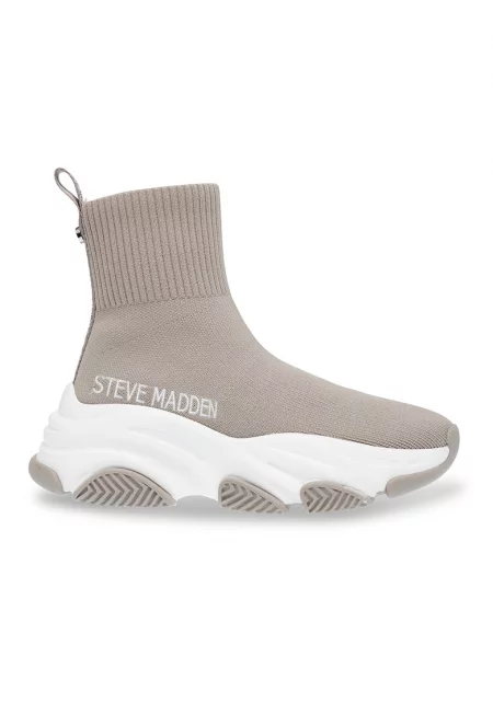 Спортни обувки Prodigy с дизайн на чорап - Пепеляво сиво