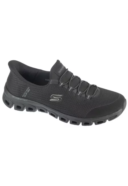 Спортни обувки -  Slip-Ins: Glide-Step - Pursuit 104547-WSL - Бял - Черен
