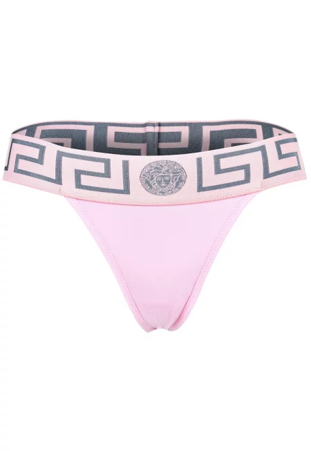 Танга Topeka с лого на талията - Сив/Пастелнорозов