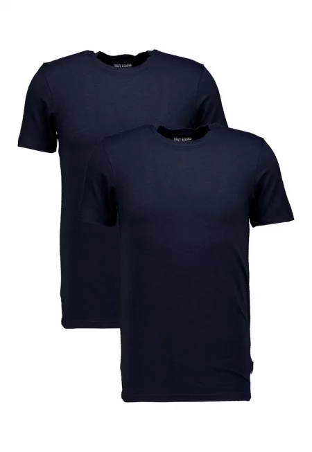 Тениска с овално деколте - 2 броя