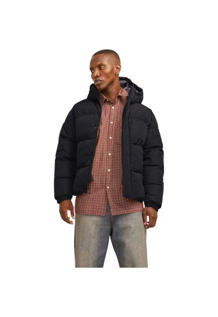 Яке JACK &JONES Bradley Puffer Hood 38902 - Черен