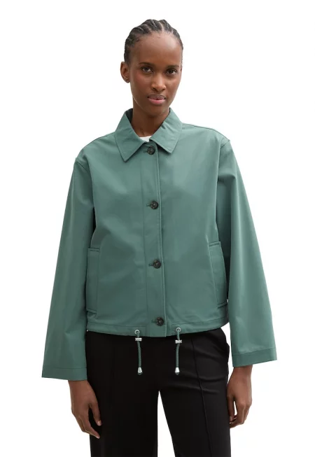 Яке с паднали ръкави - Персийско зелено