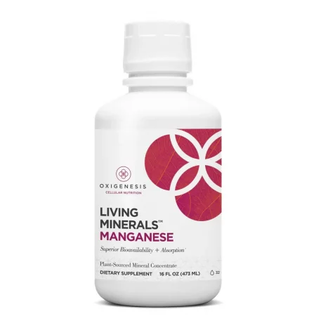 За здрави кости, стави и кожа - Манган Living Minerals, 473 ml