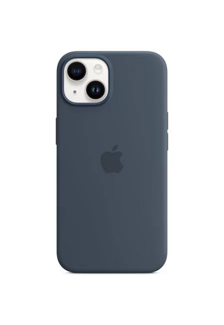 Защитен калъф  Silicone with MagSafe - За iPhone 14 - Storm Blue