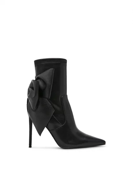 Боти от еко кожа Saline с висок ток