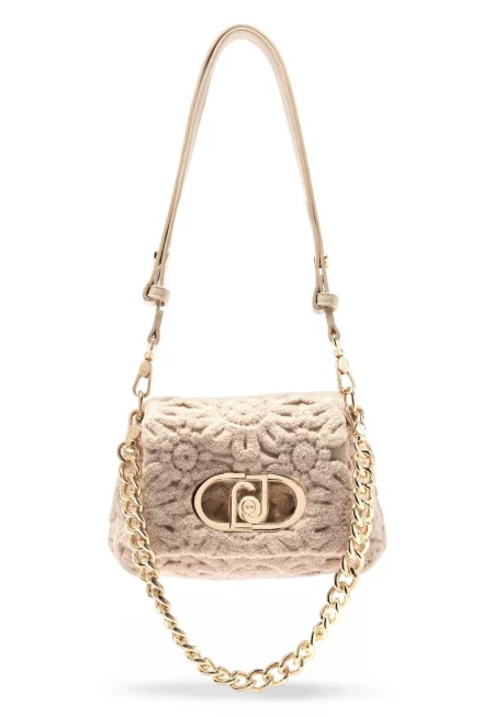 Чанта през рамо Lapuffy - Бежов