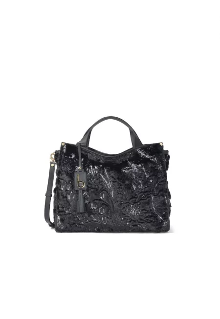 Чанта за рамо с отделяща се презрамка - Черен