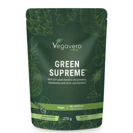Complex Green Supreme – Зелени суперхрани за детокс и енергия, 270 g, 30 дози