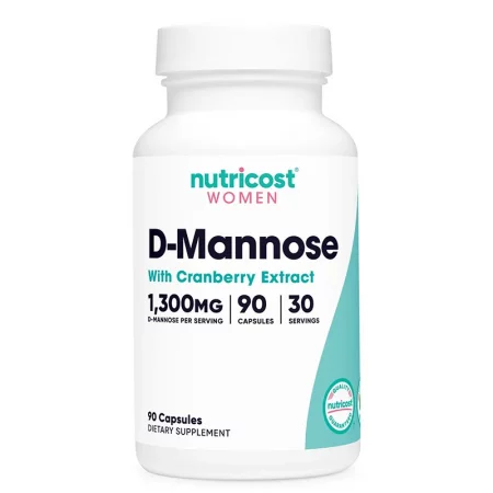 D-маноза 1300 mg + Червена боровинка 500 mg – Уринарно здраве (формула за жени), 90 капсули