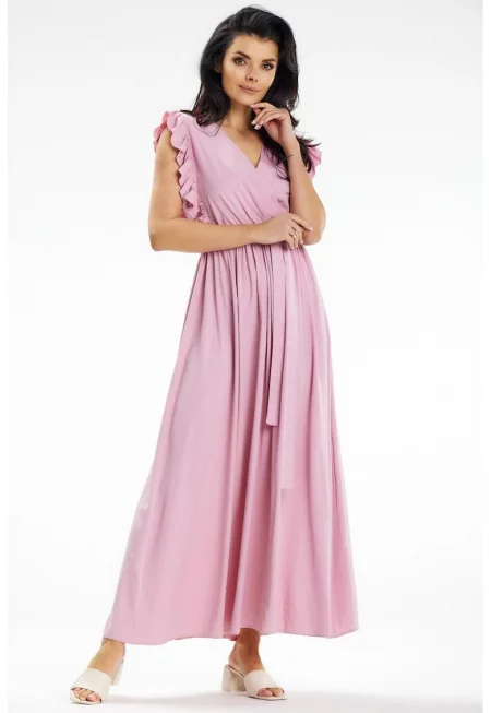 Дълга рокля без ръкави A638