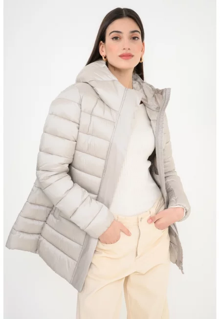 Дълго непромокаемо зимно яке Drimia - Сребрист
