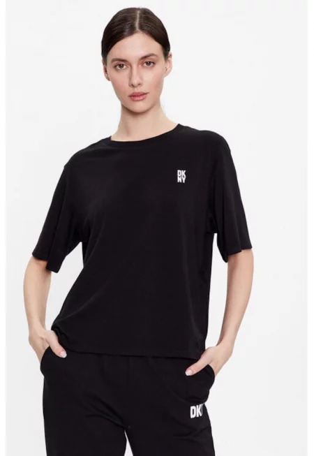 Дамска нощница -  302116829 - Памук/Вискоза - Черен