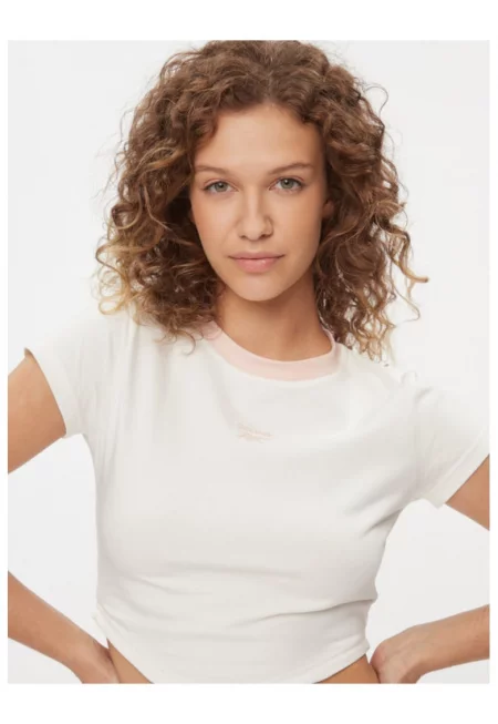 Дамска тениска -  302533879 - Памук - Бял