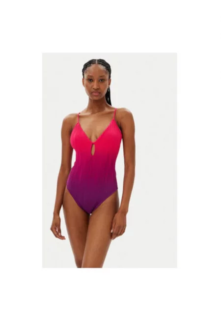 Дамски бански  C12VUA A41 - Полиамид/Еластан - SM INTL - Лилав/Розов