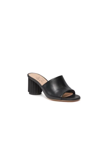 Дамски чехли  303581855 - Естествена кожа - 38 EU - Черни