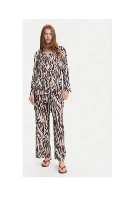 Дамски костюм -  BL676 C94 - 100% вискоза - кафяв -