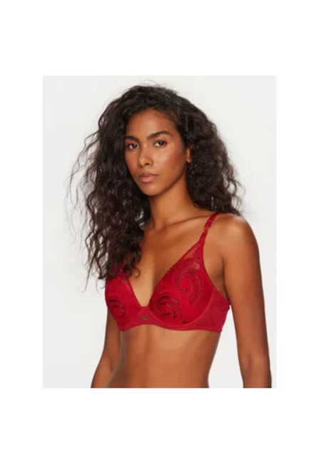 Дамски сутиен -  304178665 - Найлон/Еластан - Черен - Черен