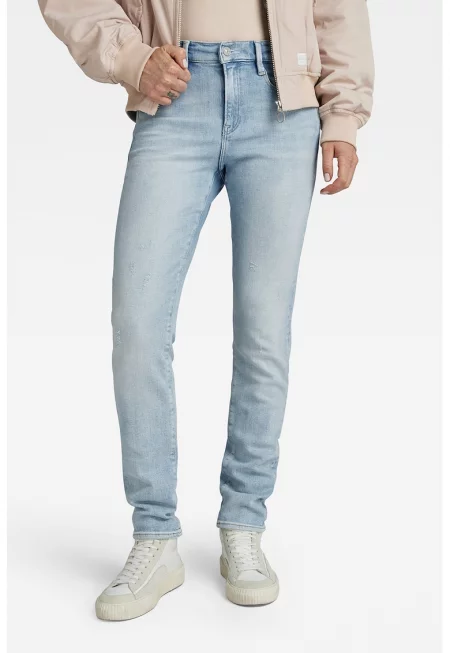 Дънки слим Ace 2.0 със средна талия - Ледено синьо