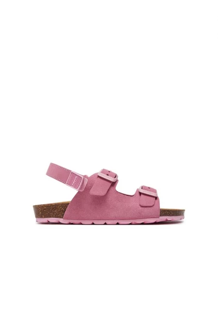 Детски сандали  23538 Естествена кожа Розови - Розово