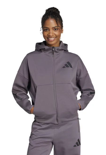 Худи Z.N.E. с паднали ръкави и скосени джобове